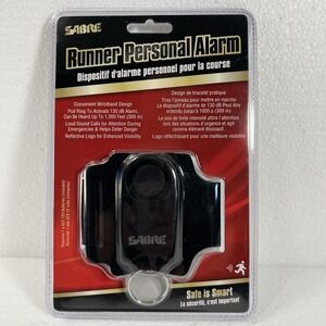 Personal runner‎ Alarm SABRE Wrist Strap 130dB Weatherproof With Reflective Logo